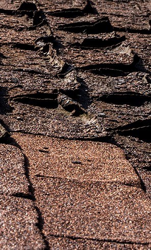 checking shingle conditions during roof inspection in Vancouver-Portland Area